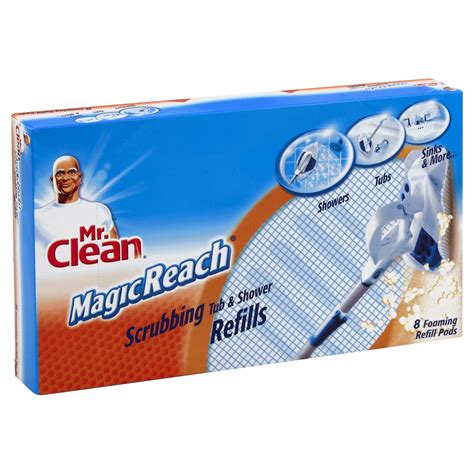 Revolutionize your cleaning routine with Mr Clean Magic Reach Scrubbing Pad
